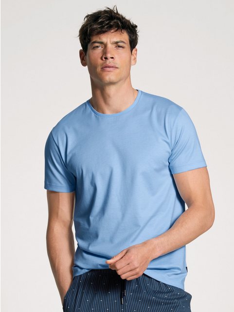 CALIDA Kurzarmshirt Remix Basic Sleep Herren (1-tlg) günstig online kaufen