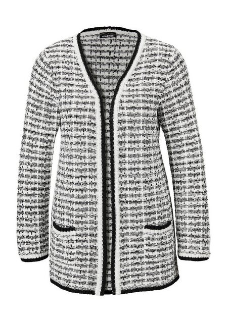 GOLDNER Strickjacke Kurzgröße: Strickjacke mit V-Ausschnitt günstig online kaufen