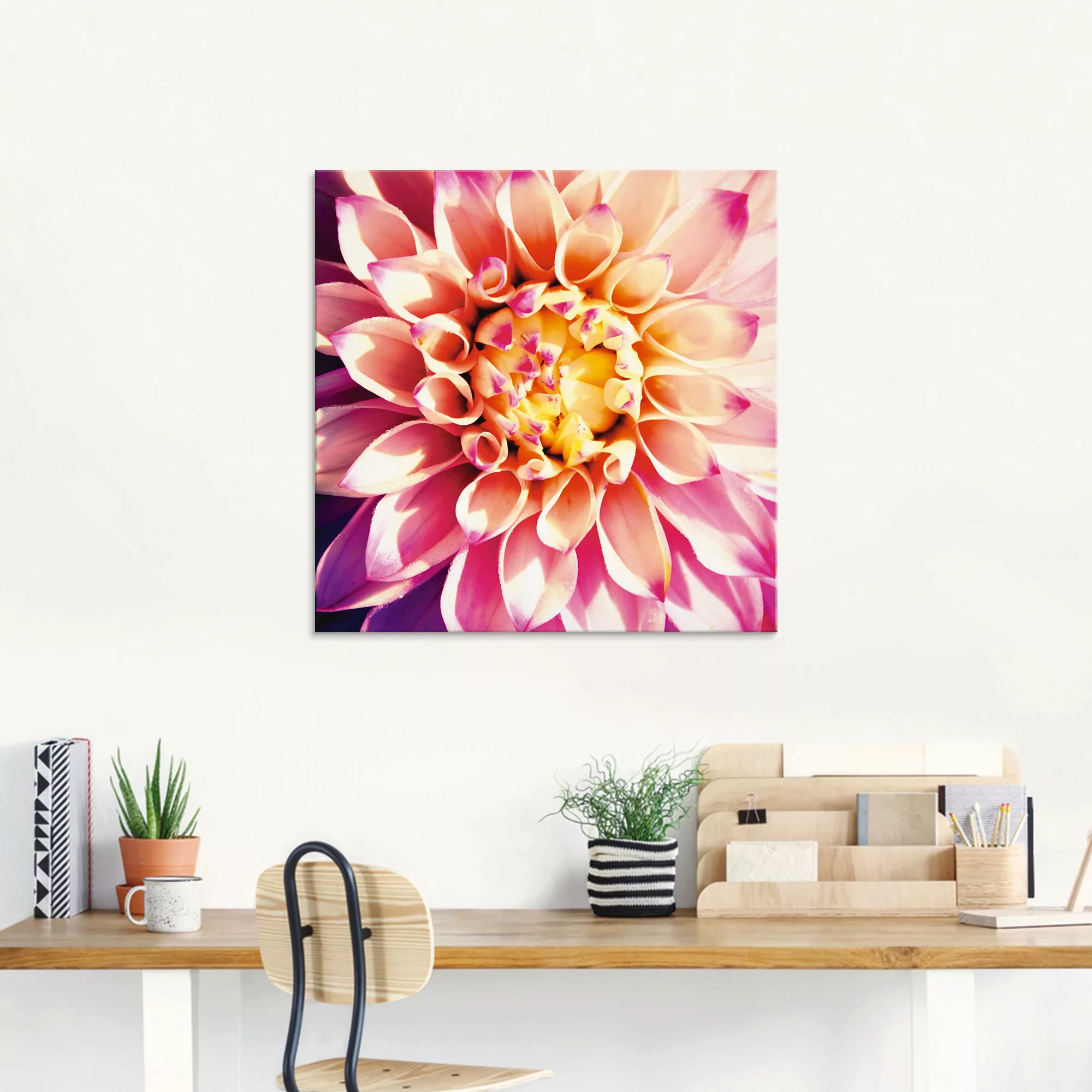 Artland Glasbild »Dahlie«, Blumen, (1 St.), in verschiedenen Größen günstig online kaufen