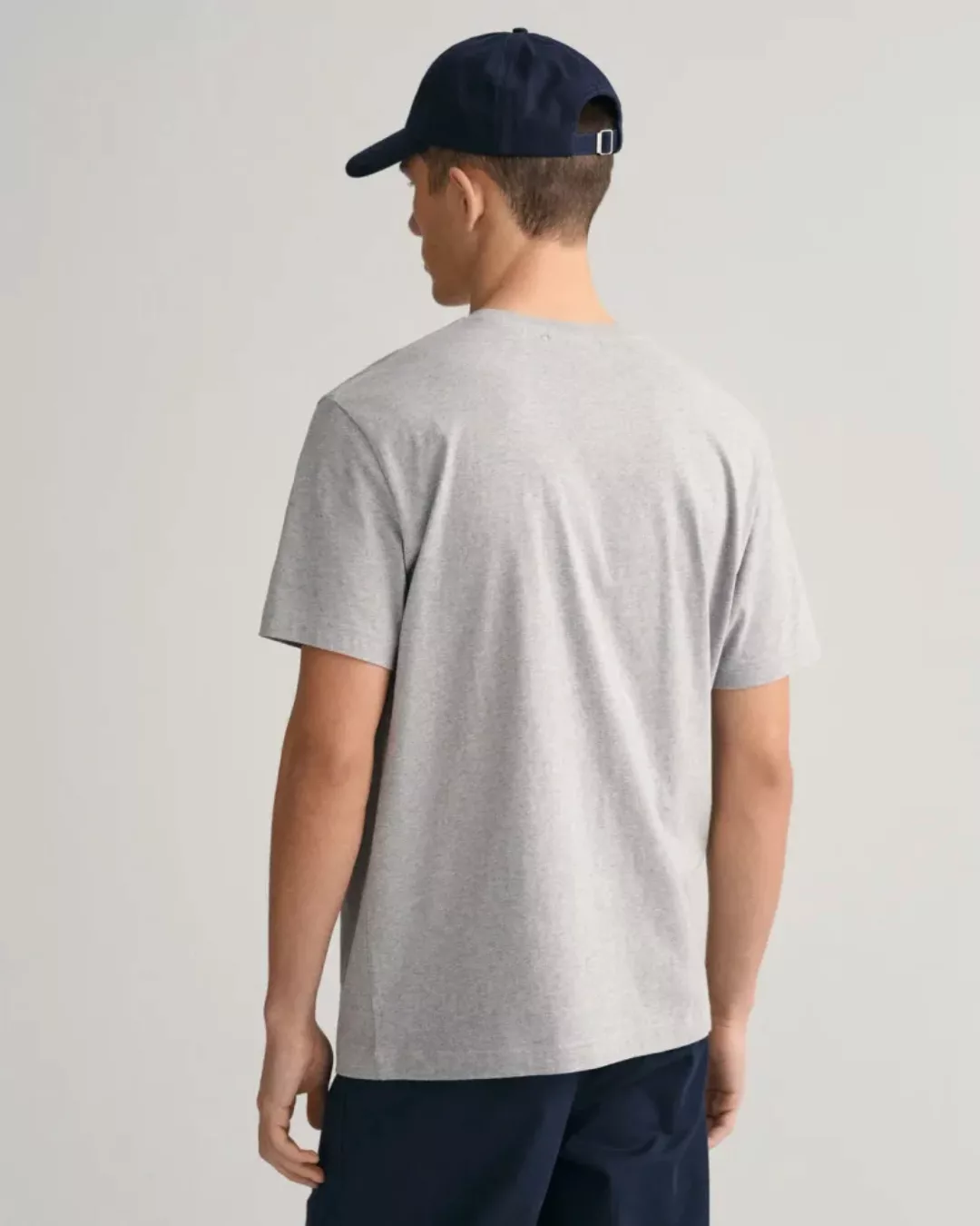 Gant T-shirt Shield Logo Grau - Größe M günstig online kaufen