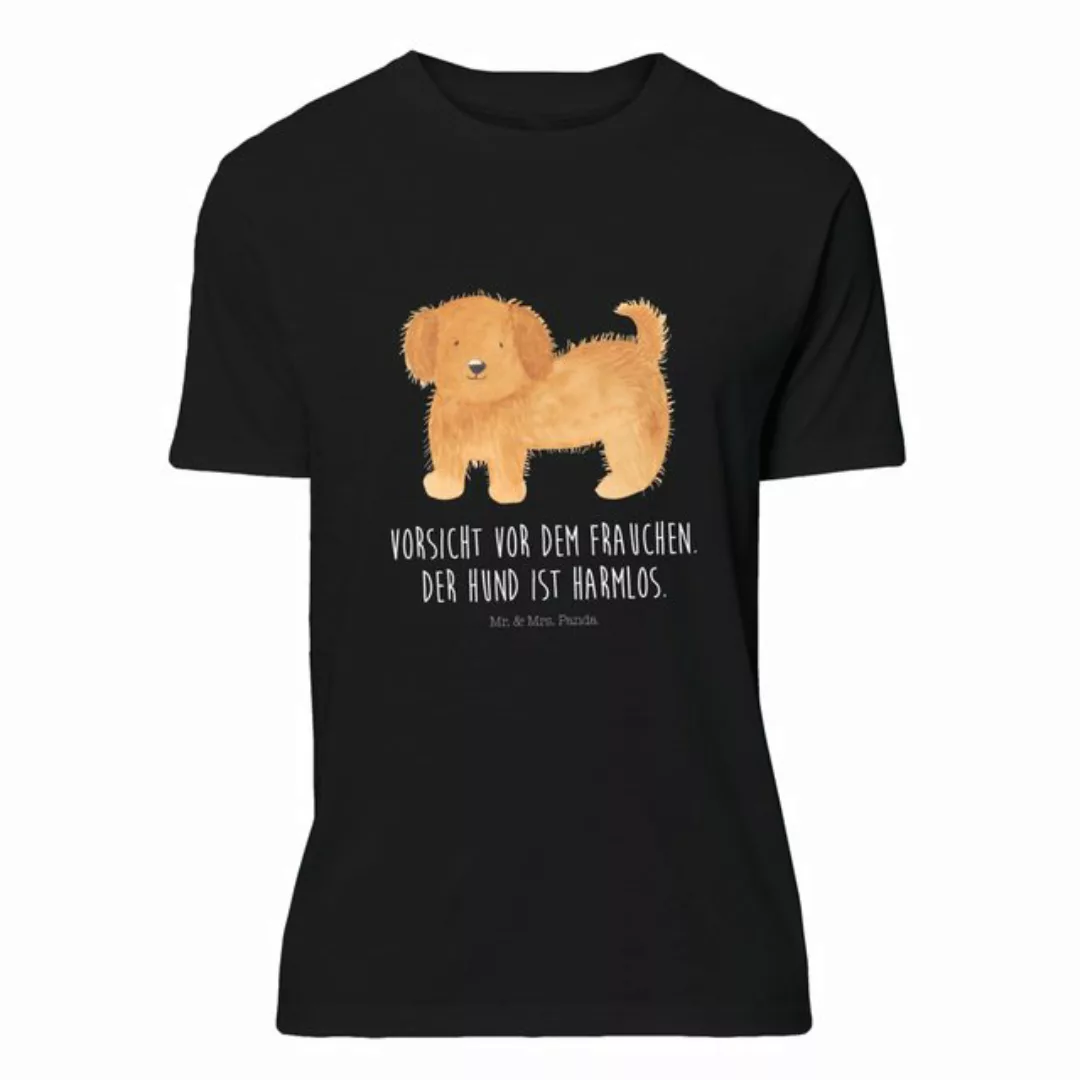 Mr. & Mrs. Panda T-Shirt Hund flauschig - Schwarz - Geschenk, Lustiges T-Sh günstig online kaufen