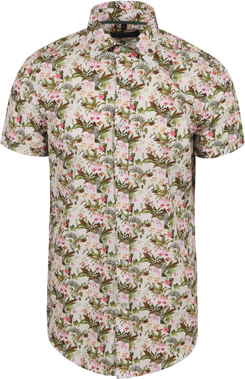 Suitable Short Sleeve Hemd Druck Jungle Grün - Größe XXL günstig online kaufen