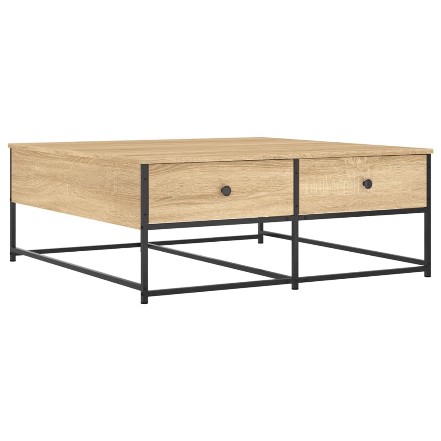 vidaXL Couchtisch Sonoma-Eiche 100x99x40 cm Holzwerkstoff günstig online kaufen