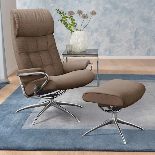 Stressless® Relaxsessel »London«, (Set, Relaxsessel mit Hocker) günstig online kaufen