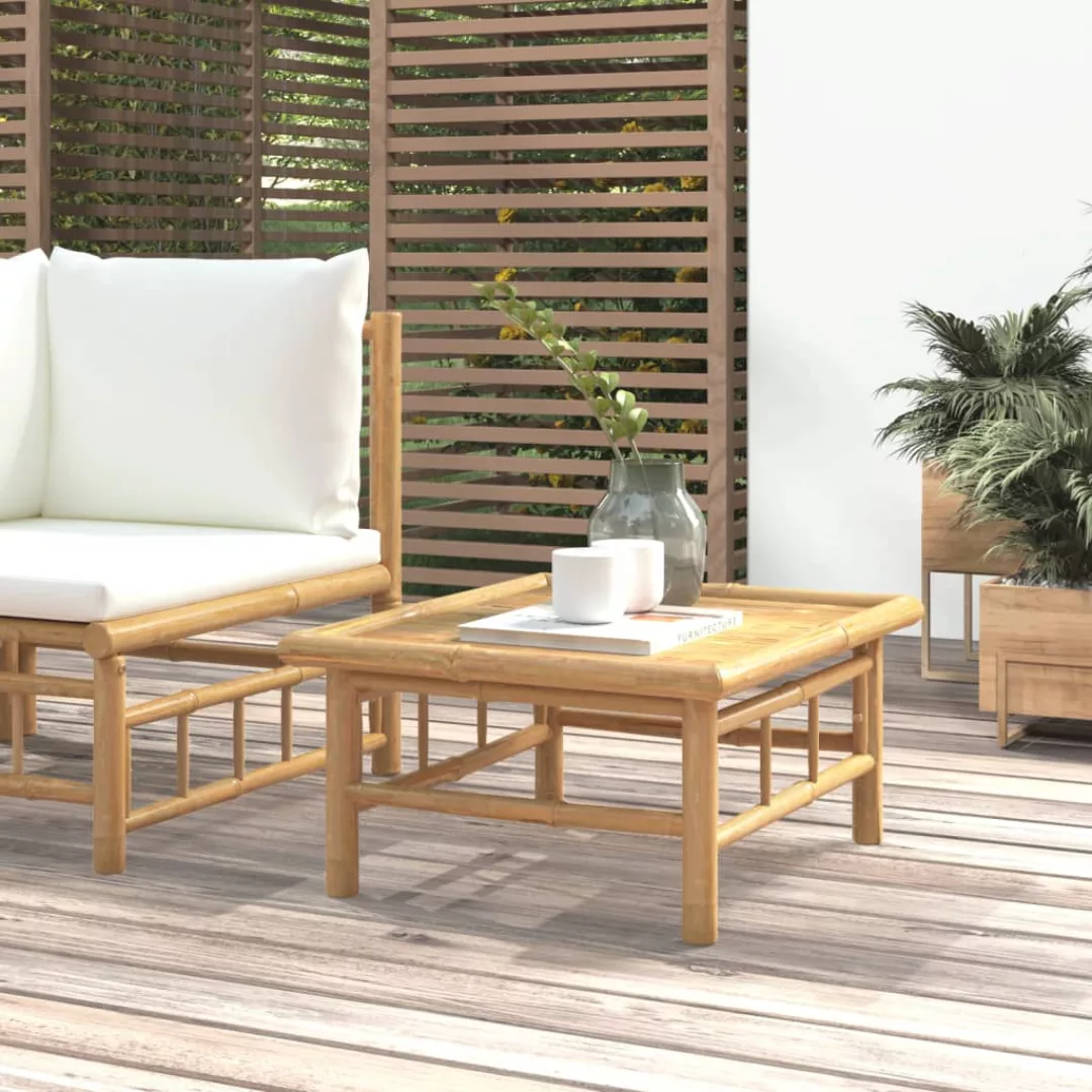 Vidaxl Gartentisch 65x55x30 Cm Bambus günstig online kaufen