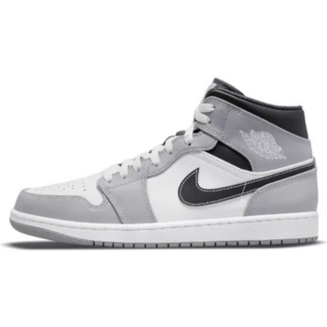 Nike  Sneaker Air Jordan 1 Mid Light Smoke Grey Anthracite günstig online kaufen