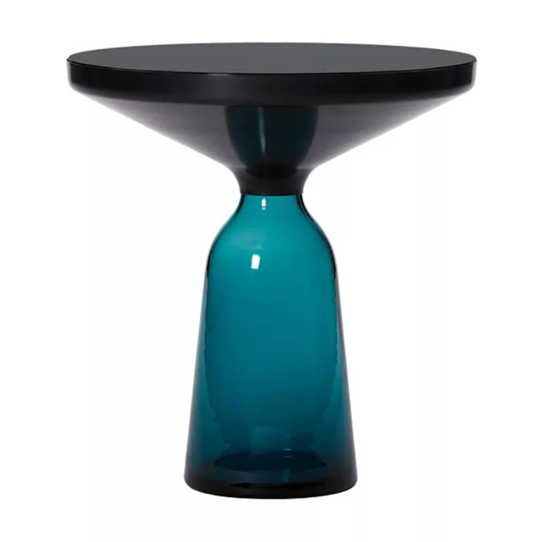 ClassiCon - Bell Side Table Beistelltisch Stahl - montana-blau/Kristallglas günstig online kaufen