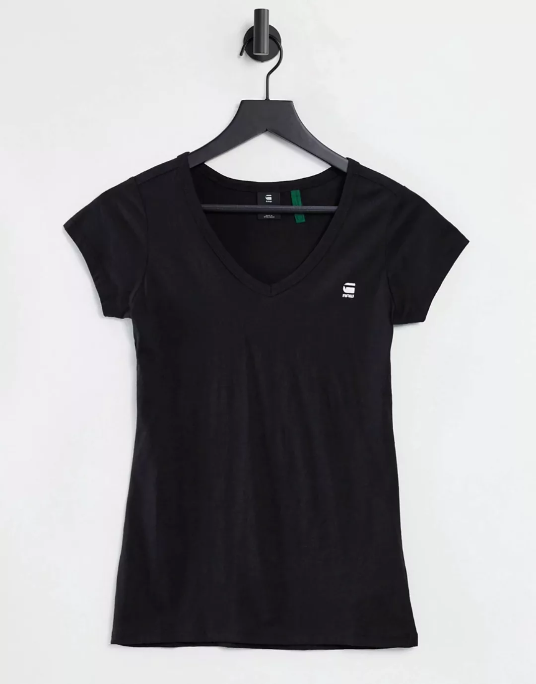 G-star Eyben Slim V Neck Kurzarm T-shirt 2XS White günstig online kaufen