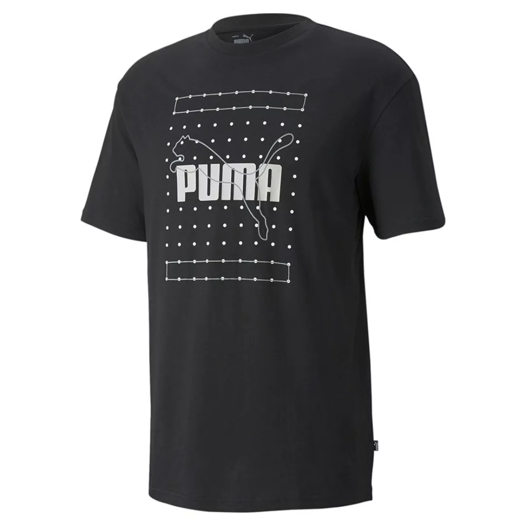 Puma Reflective Graphic Kurzarm T-shirt S Puma Black günstig online kaufen