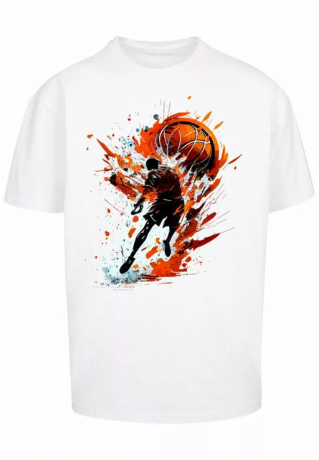 F4NT4STIC T-Shirt "Basketball Splash Sport OVERSIZE TEE", Print günstig online kaufen