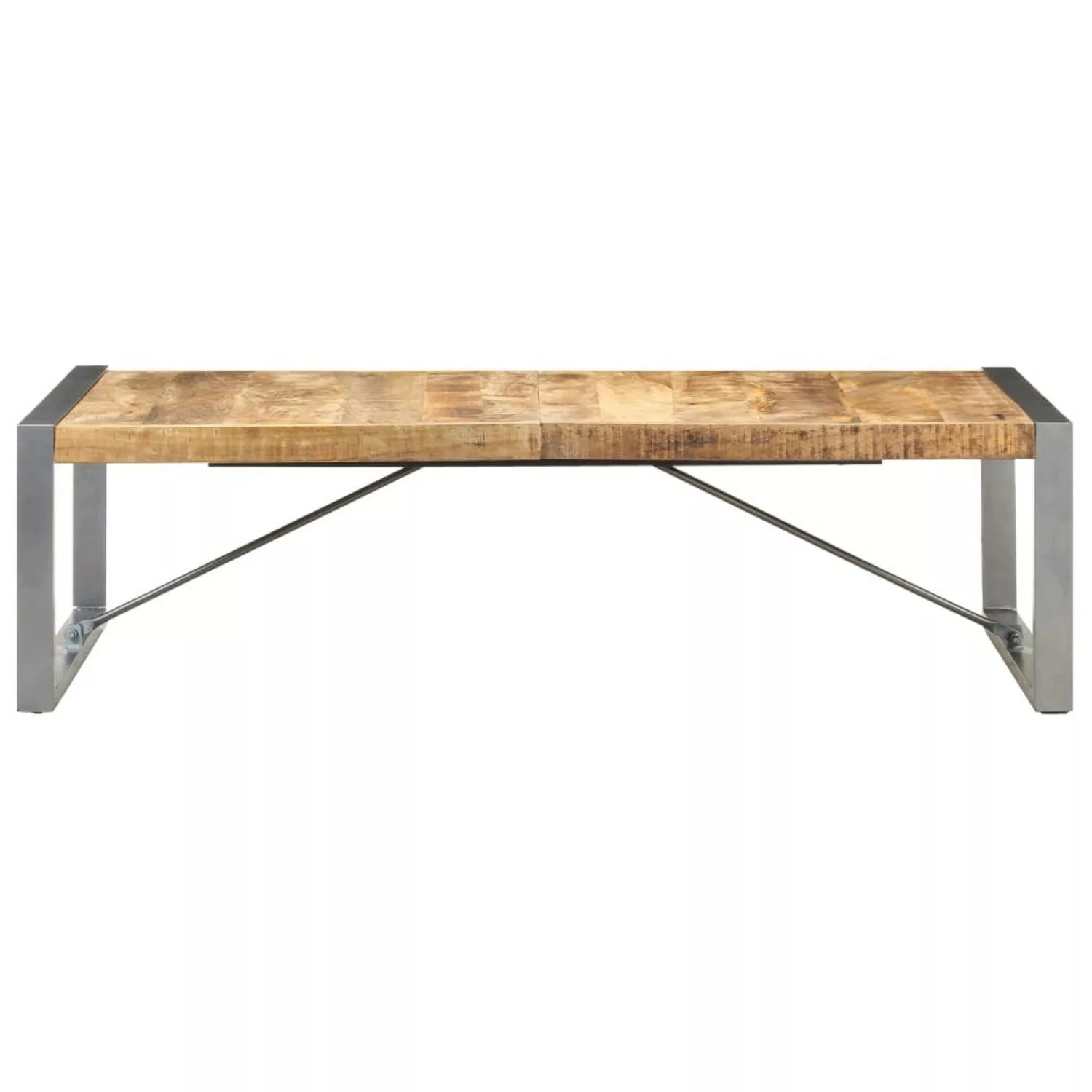 Couchtisch 140x70x40 Cm Raues Mangoholz günstig online kaufen