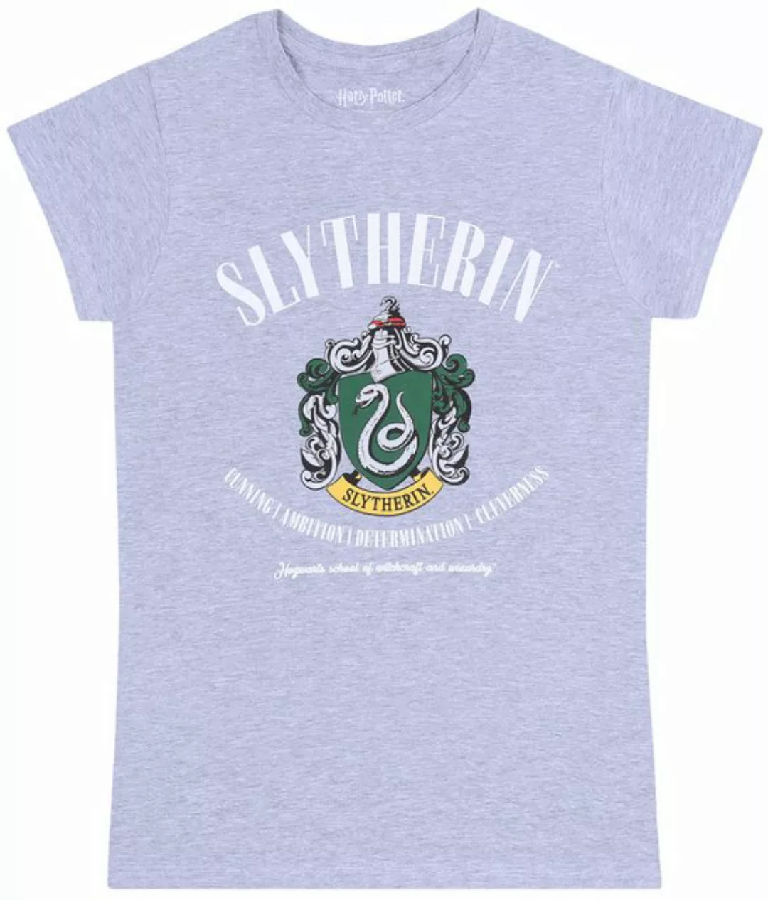 Sarcia.eu Kurzarmbluse Graues T-Shirt, Slytherin Harry Potter T-Shirt L günstig online kaufen