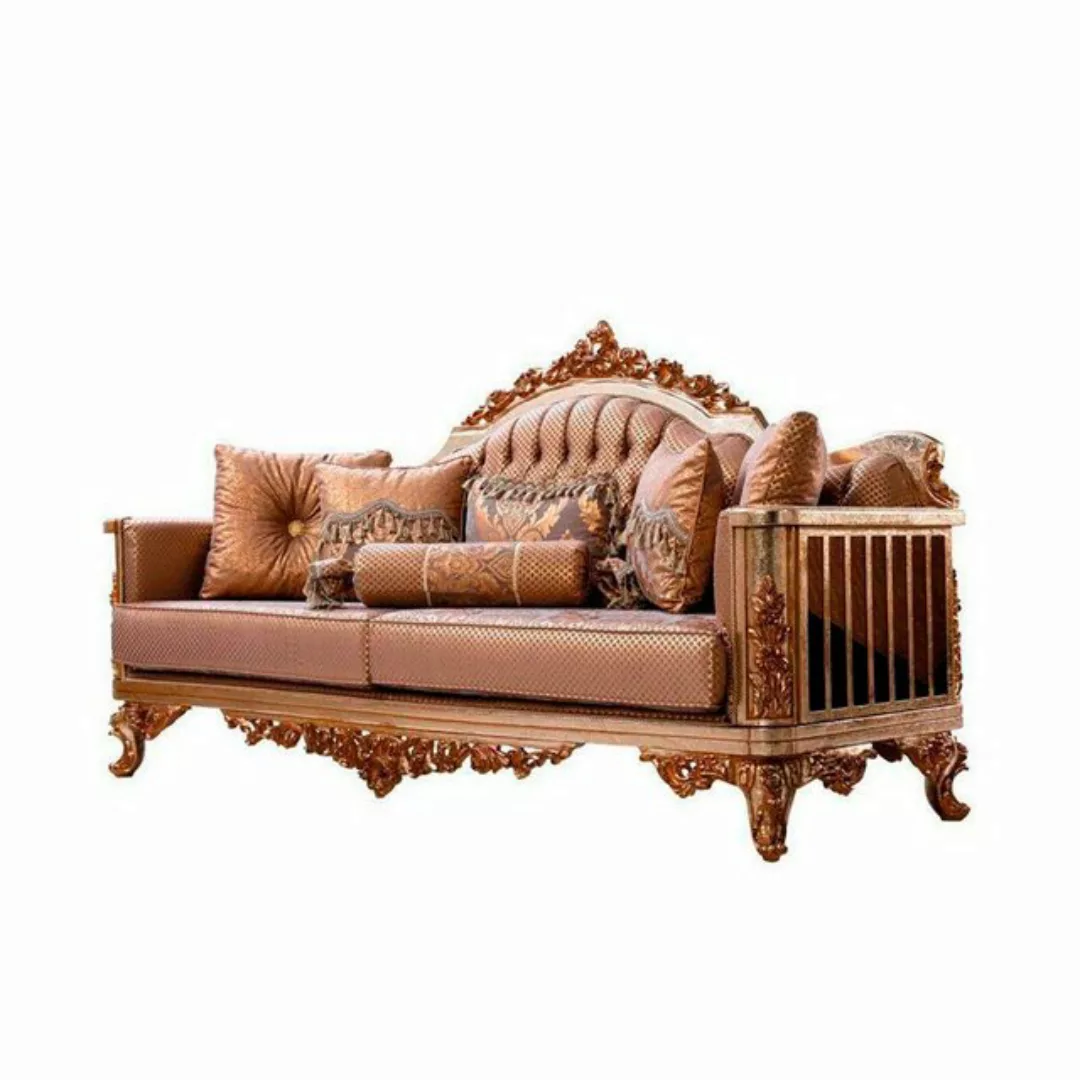 Xlmoebel 3-Sitzer Sitz Dreisitzer Sofa 3 Sitzer Klassische Couch Stoff Stil günstig online kaufen