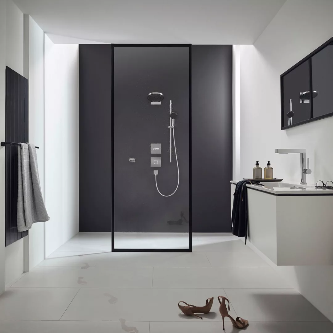 hansgrohe Brausegarnitur, (Komplett-Set), 10,5cm, Relaxation mit Duschstang günstig online kaufen