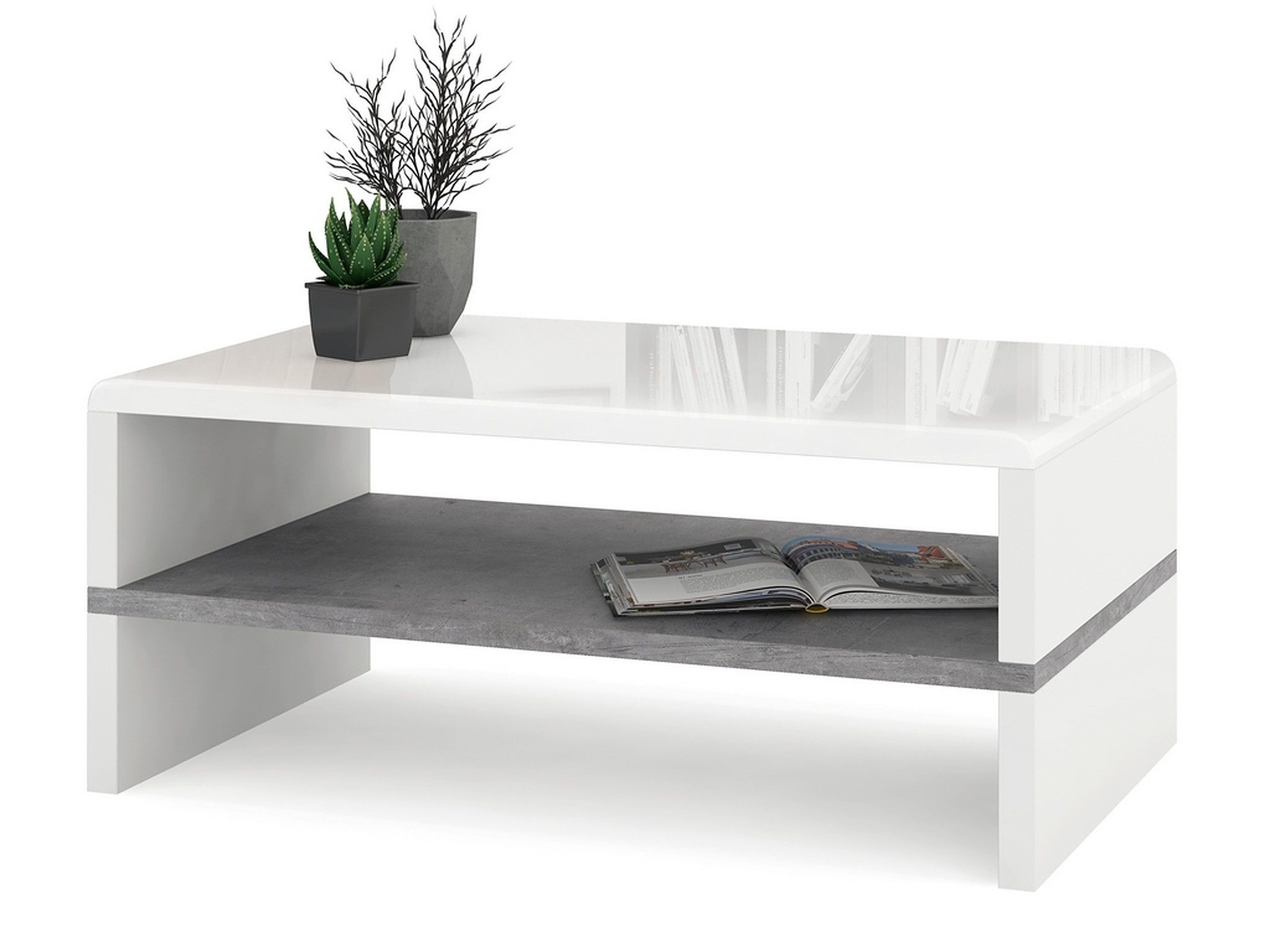 Mazzoni Couchtisch Design Rock Tisch Weiß günstig online kaufen