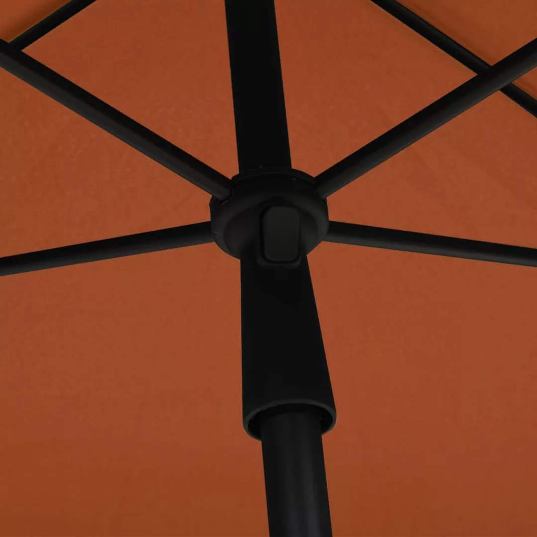 Sonnenschirm Mit Mast 210x140 Cm Terracotta-rot günstig online kaufen