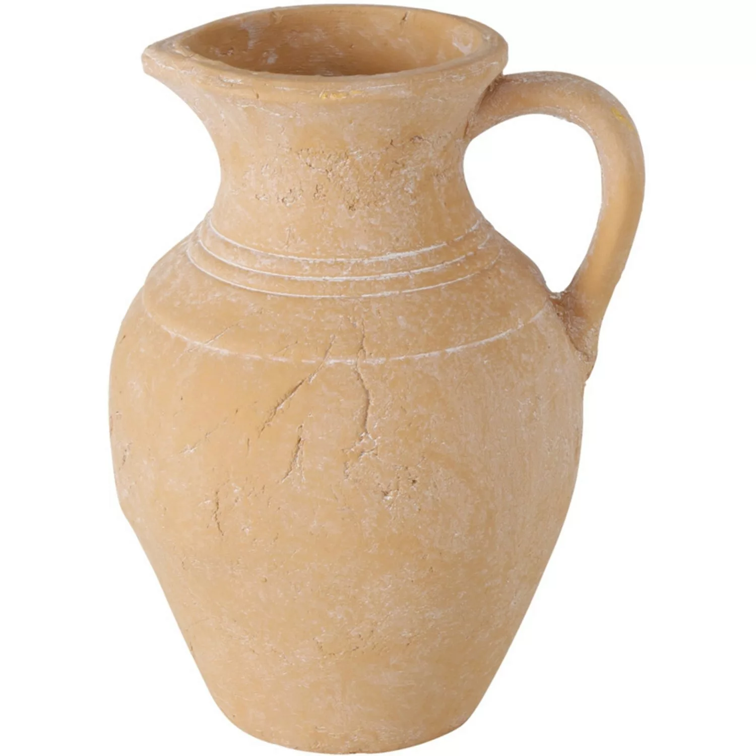 Boltze Vase Romeo 28 cm x 19 cm x 23 cm Terrakota günstig online kaufen