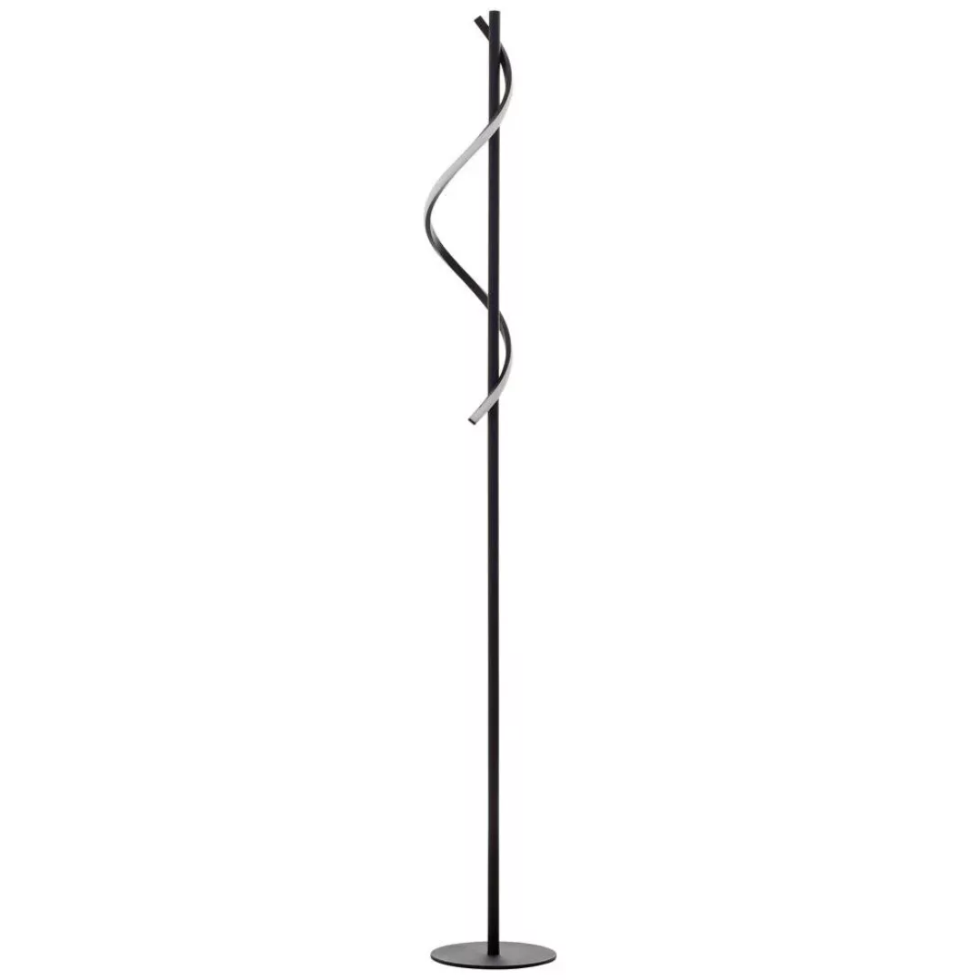 LED-Stehlampe Eunice, Höhe 150 cm, schwarz, Metall günstig online kaufen