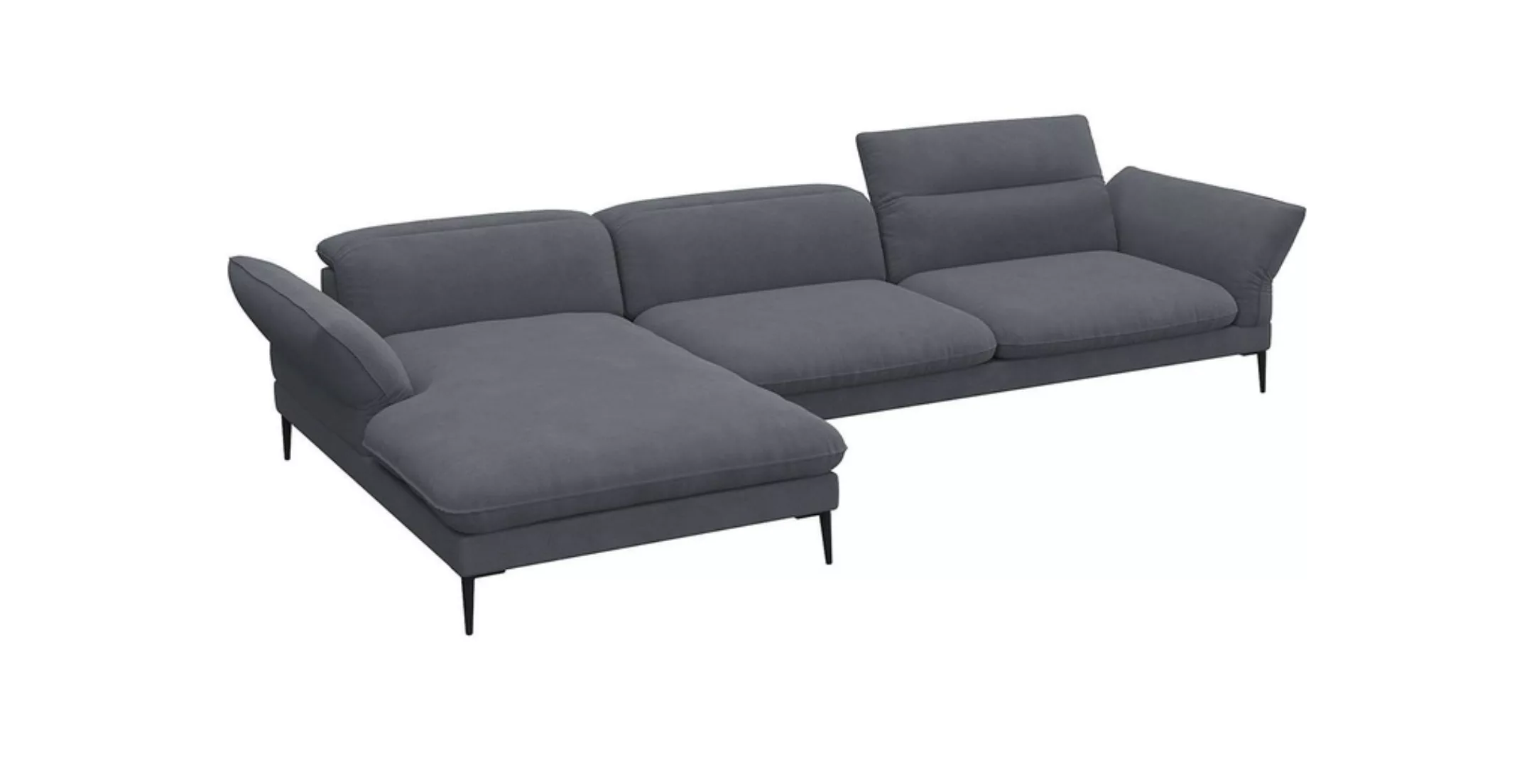 FLEXLUX Ecksofa "Salino, Funktionssofa mit Recamiere, Relaxsofa, Ecksofa", günstig online kaufen