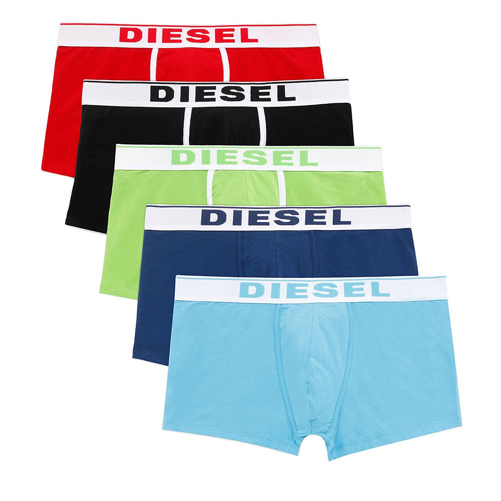 Diesel Damien Boxer 5 Einheiten L Black / Red / Dark Blue / Blue / Green günstig online kaufen