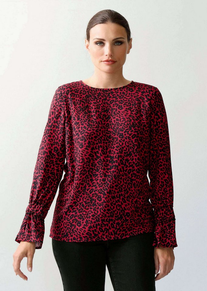 Alba Moda Schlupfbluse Bluse mit Animalprint günstig online kaufen