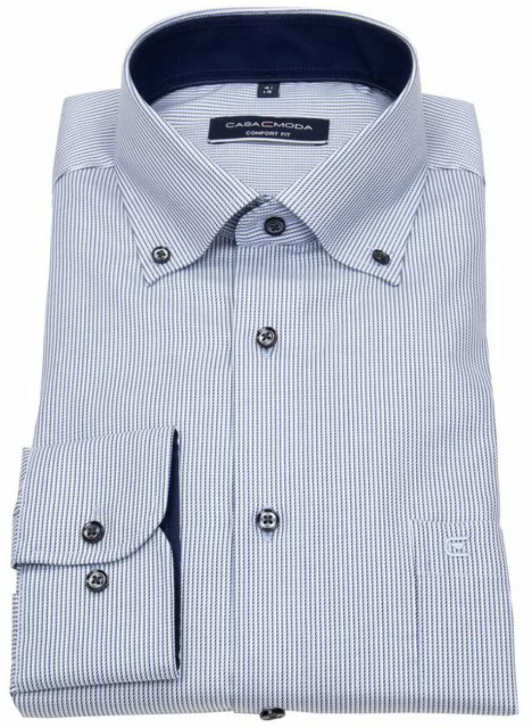 CASAMODA Businesshemd Casamoda Comfort Fit bügelfrei Button-Down-Kragen günstig online kaufen