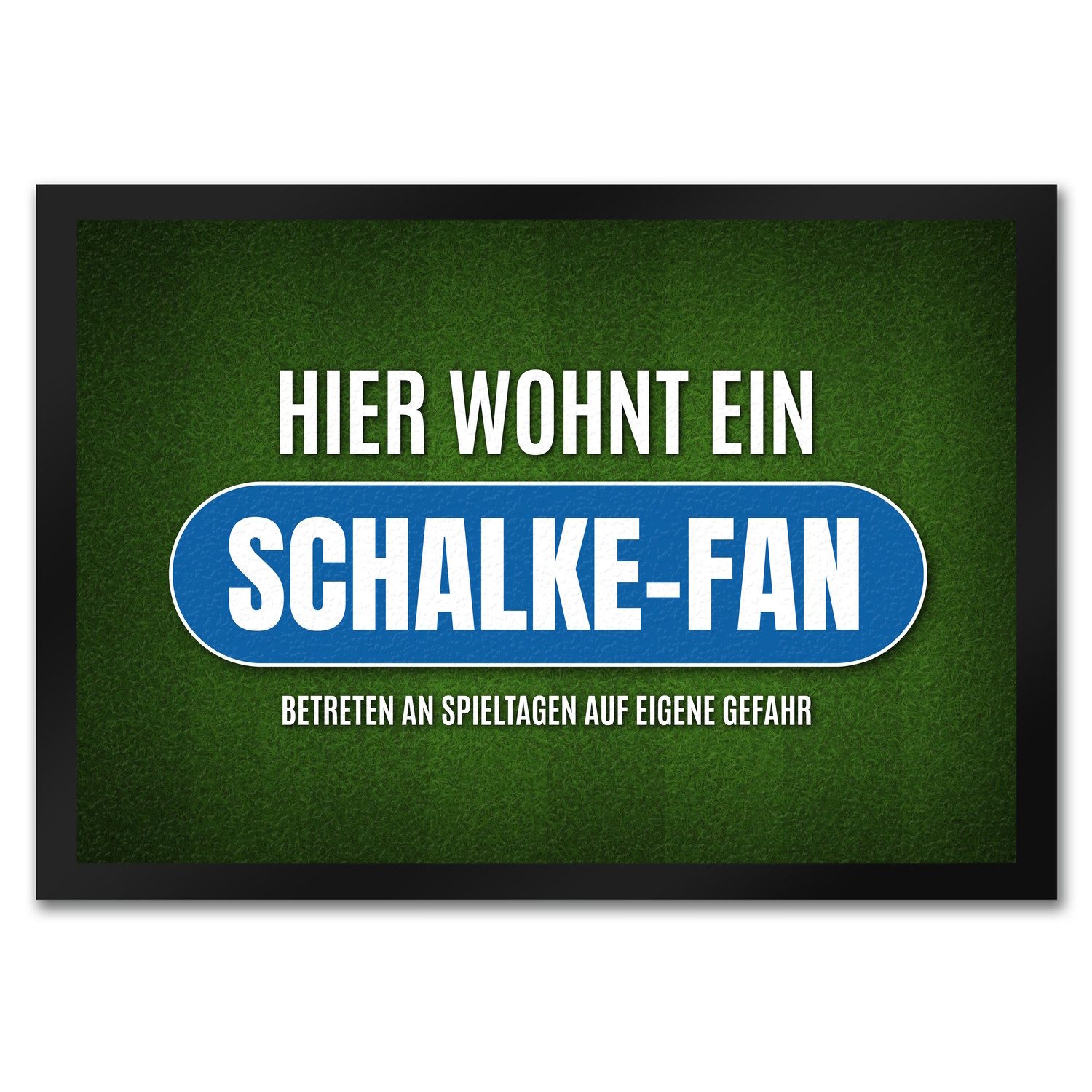 speecheese Fußmatte Hier wohnt ein Schalke günstig online kaufen