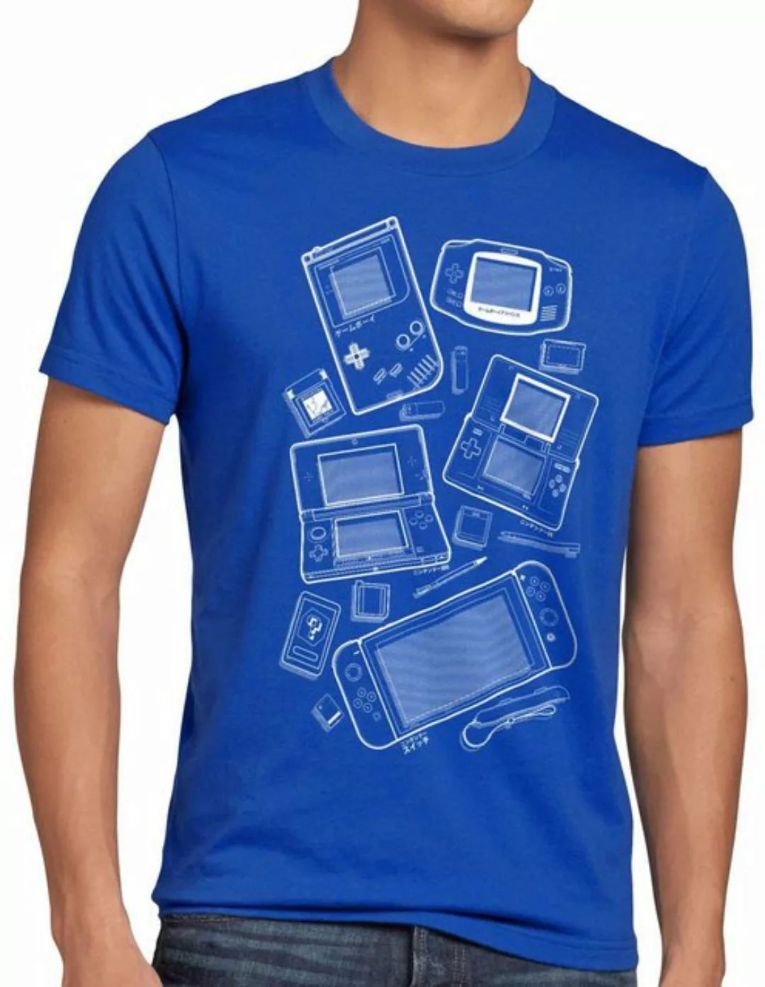 style3 Print-Shirt Herren T-Shirt Game Maniac switch lite ds wii 3ds gamer günstig online kaufen