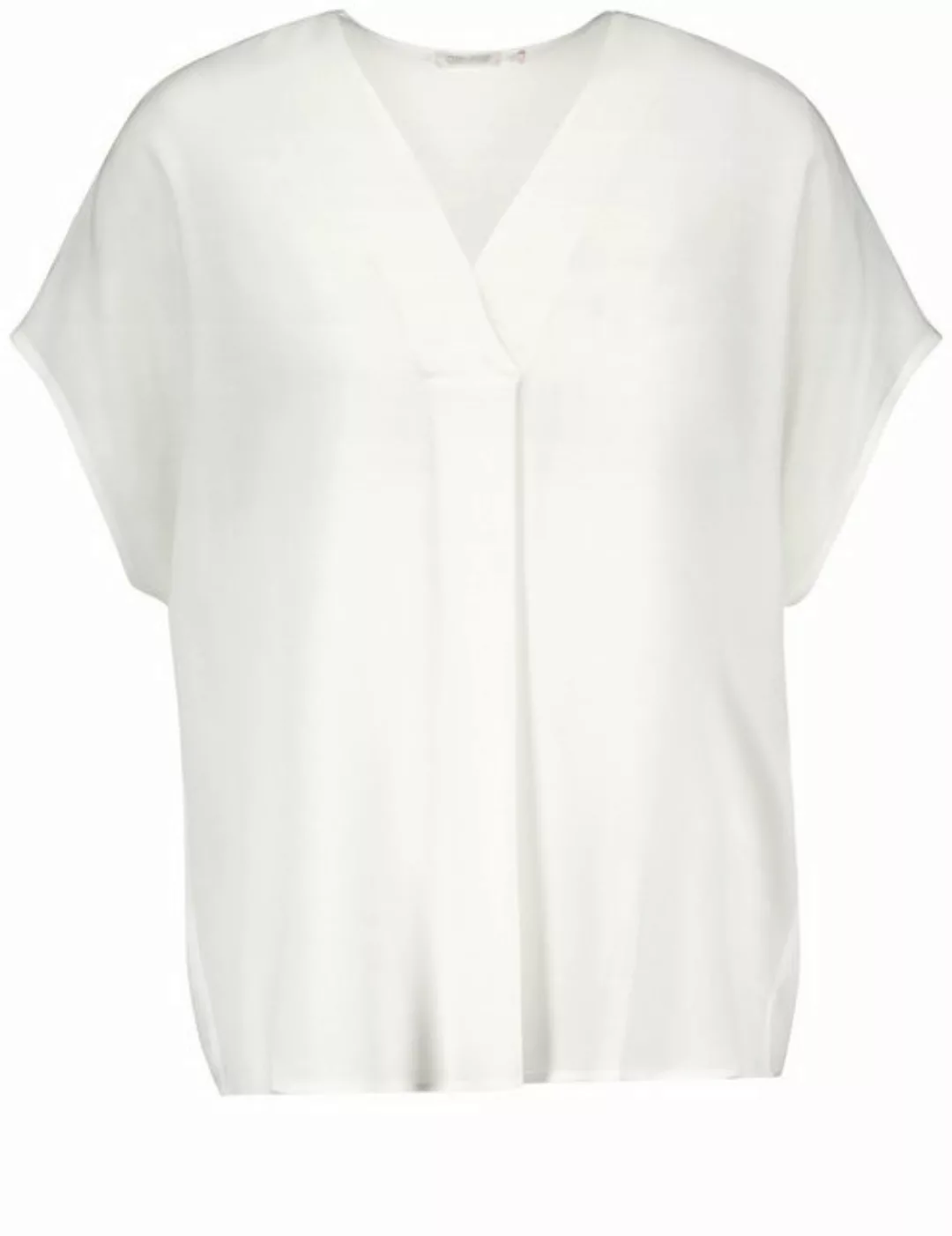 GERRY WEBER Klassische Bluse Fließendes Blusenshirt mit Faltendetail günstig online kaufen