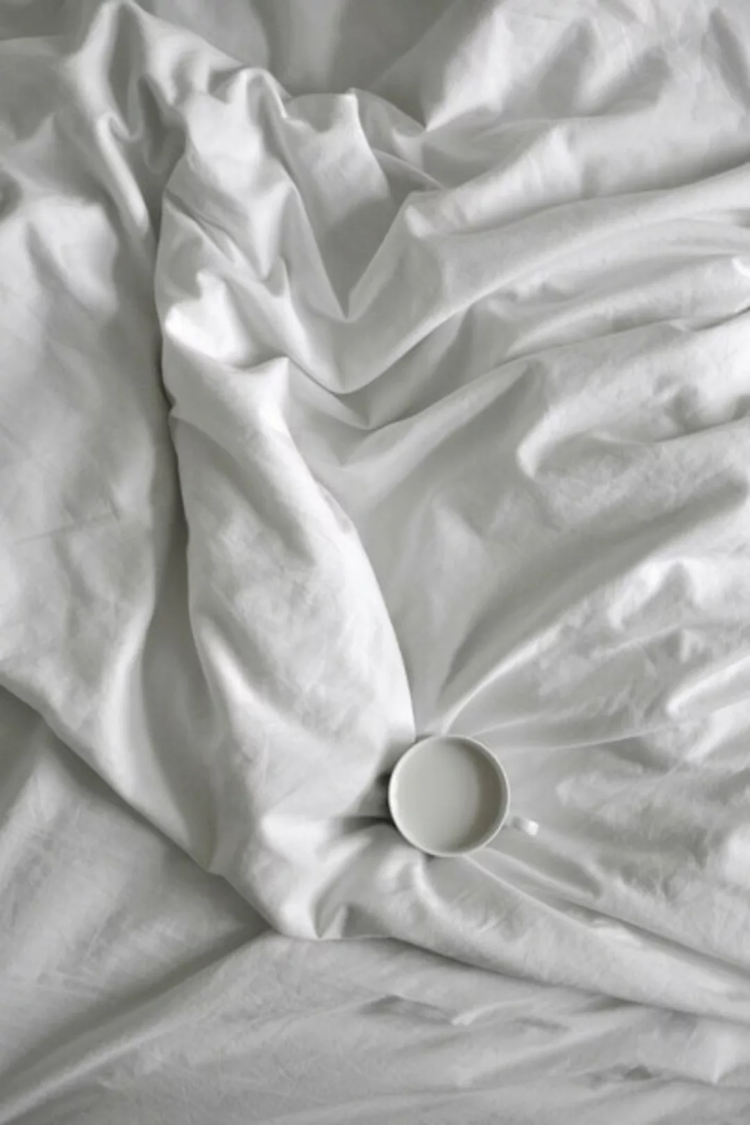 Poster / Leinwandbild - Coffee Time In Bed - You & Me günstig online kaufen