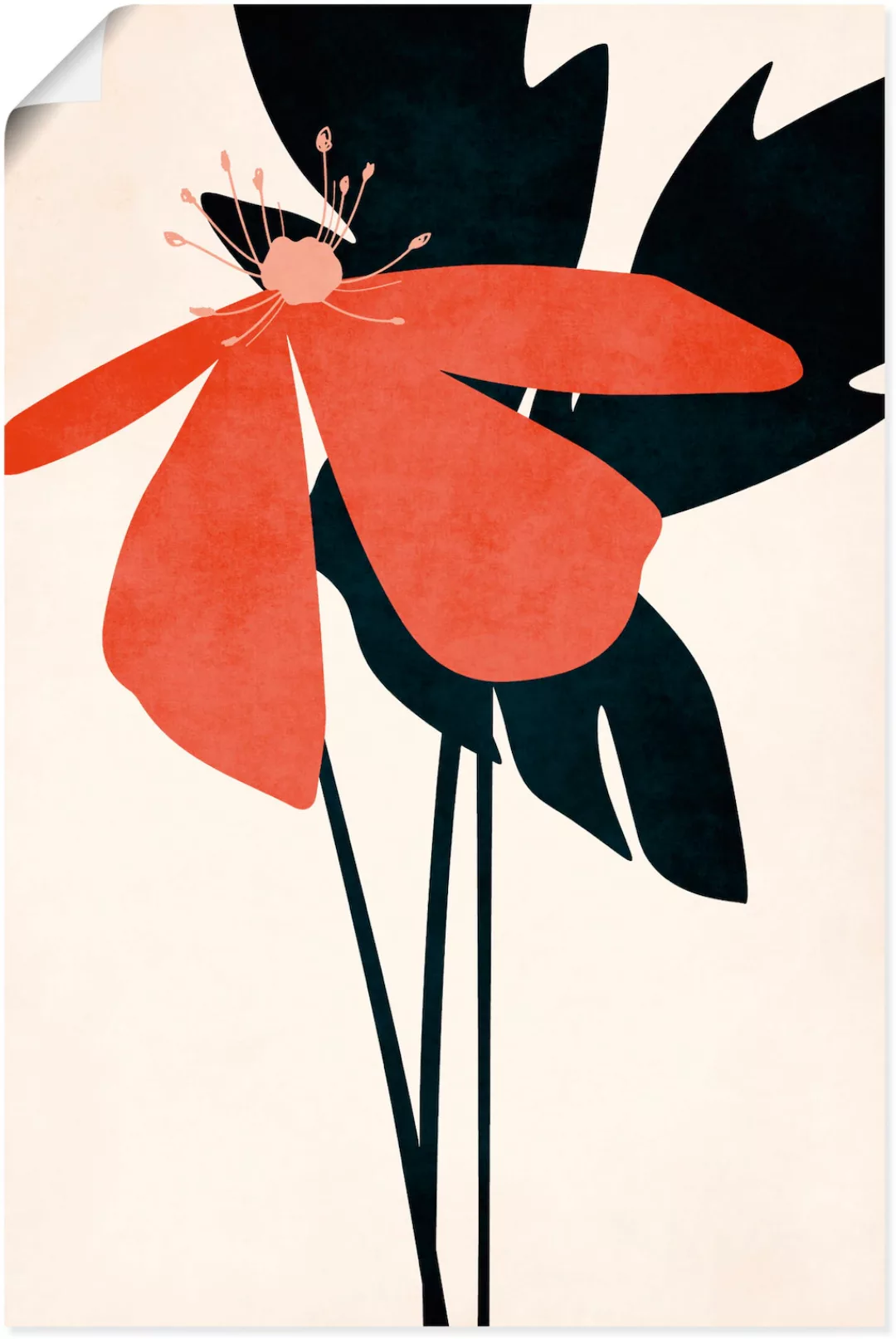 Artland Wandbild "Denke an dich", Blumenbilder, (1 St.) günstig online kaufen