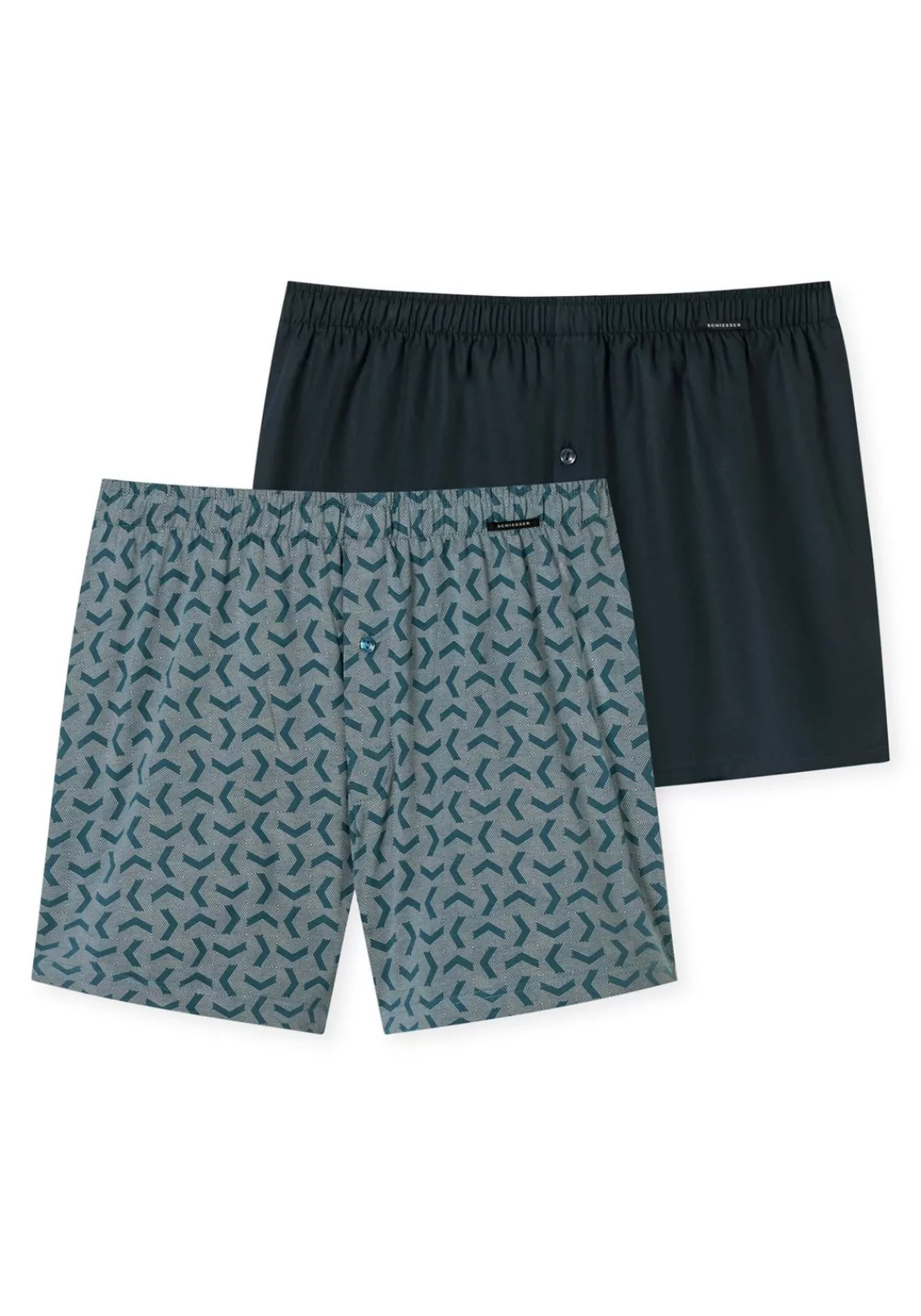 Schiesser Boxershorts ""Boxershorts Multipacks"", (2er-Pack), mit lockerer günstig online kaufen