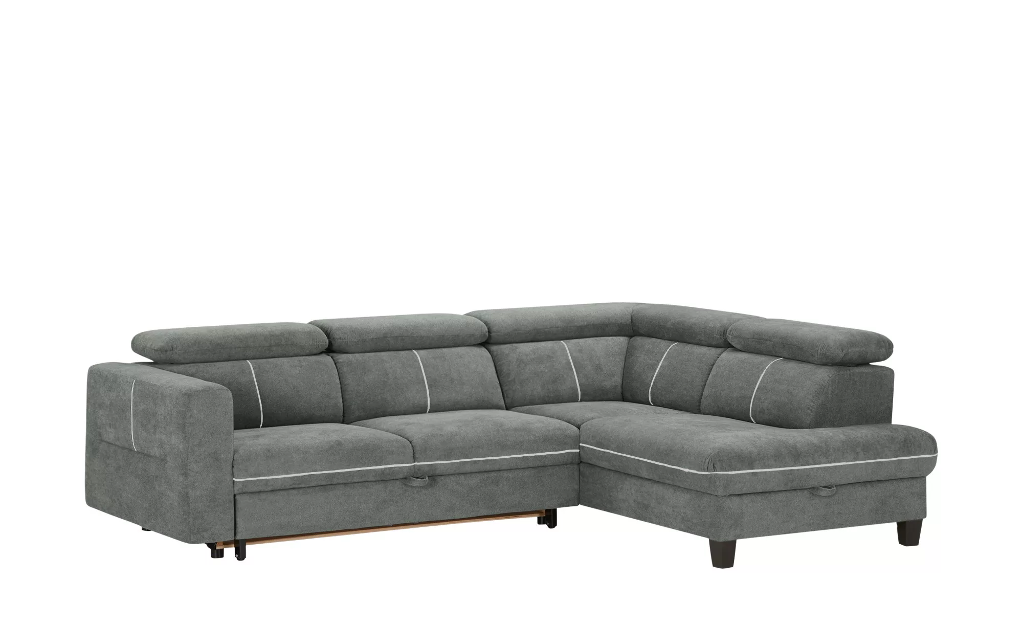 Ecksofa  Zante ¦ grau ¦ Maße (cm): B: 253 H: 95 T: 190.0 Polstermöbel > Sof günstig online kaufen