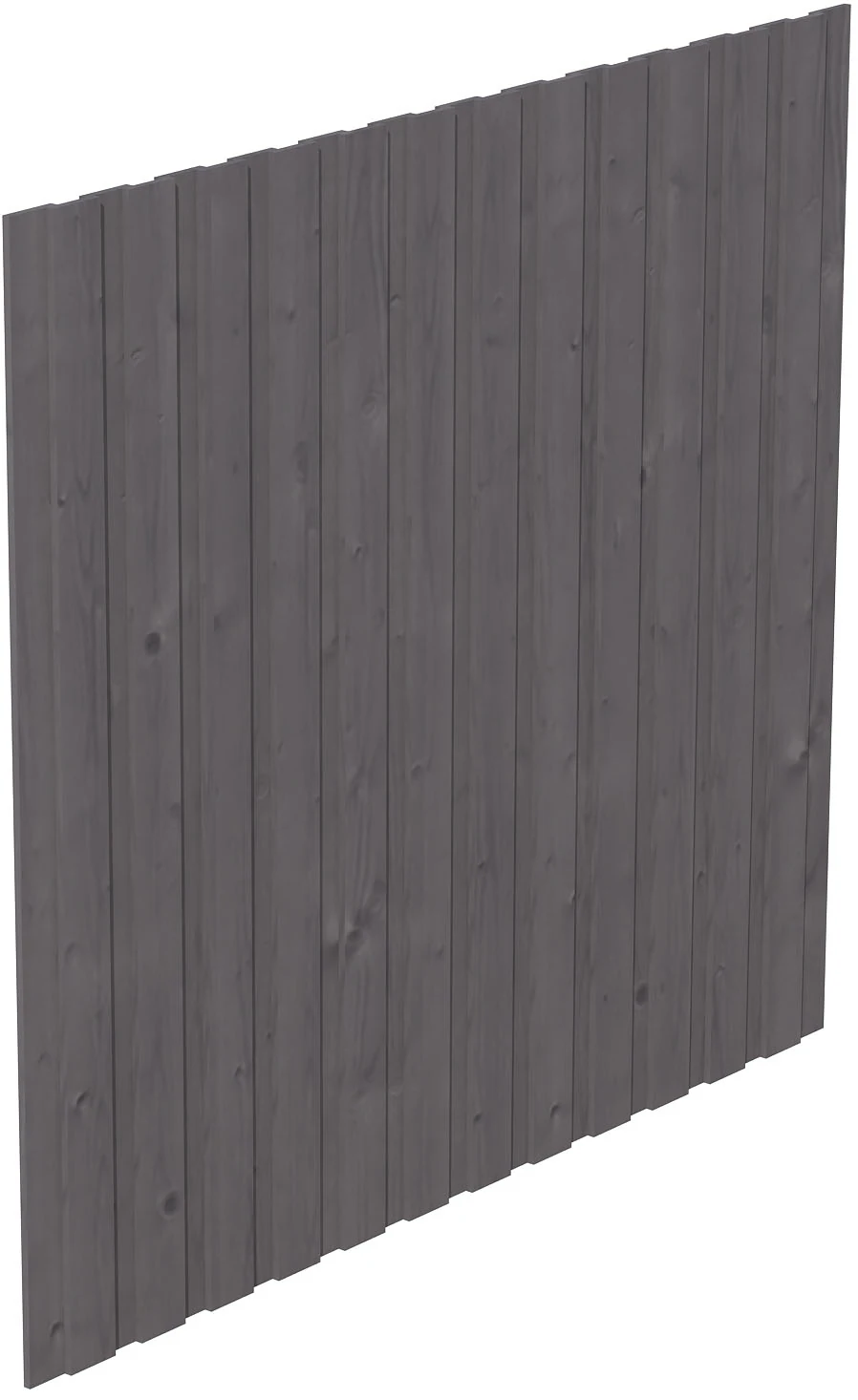Skan Holz Seitenwand Deckelschalung 230 x 220 cm Fichte Schiefergrau günstig online kaufen