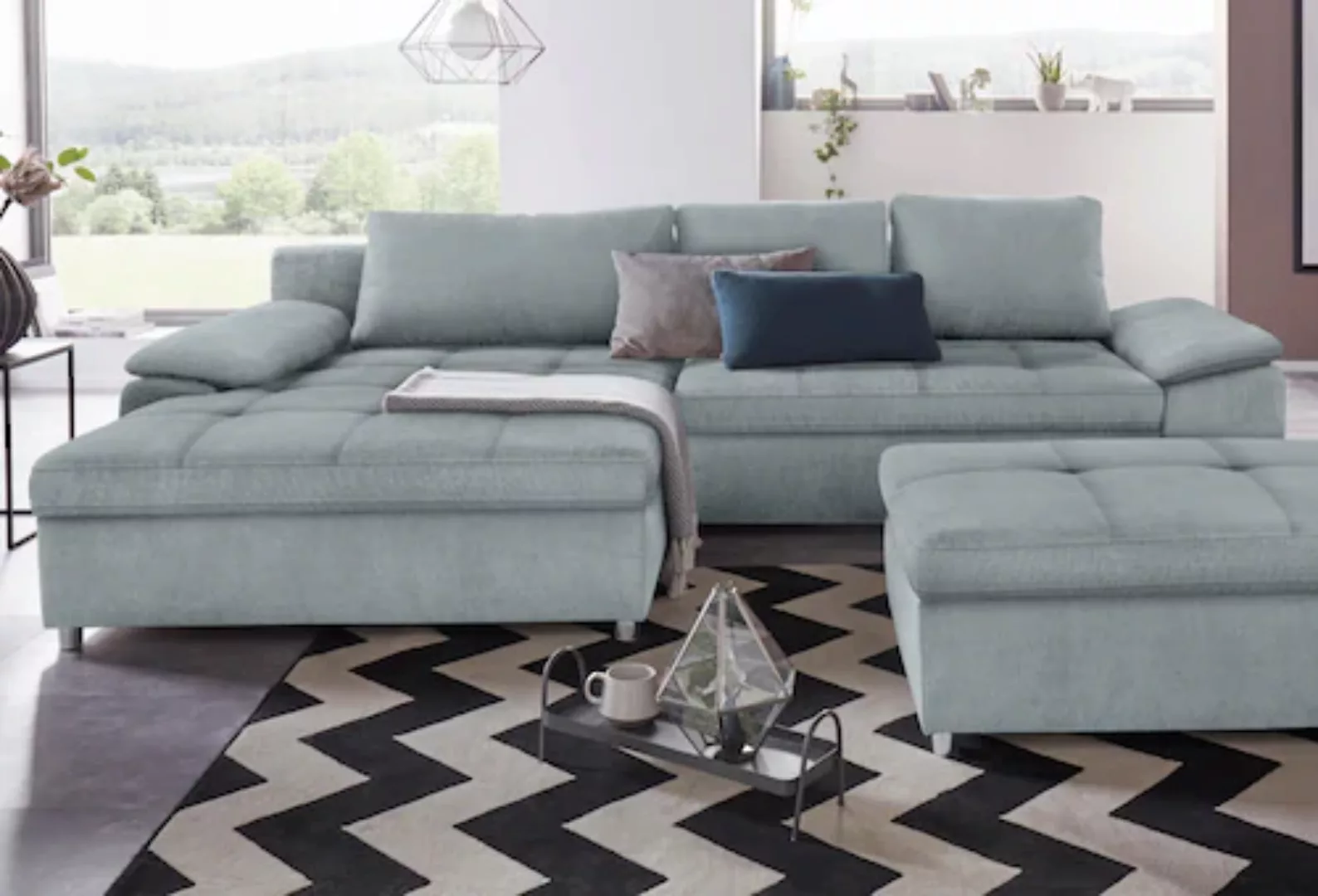 sit&more Ecksofa Labene, wahlweise mit Bettfunktion und Bettkasten, auch al günstig online kaufen