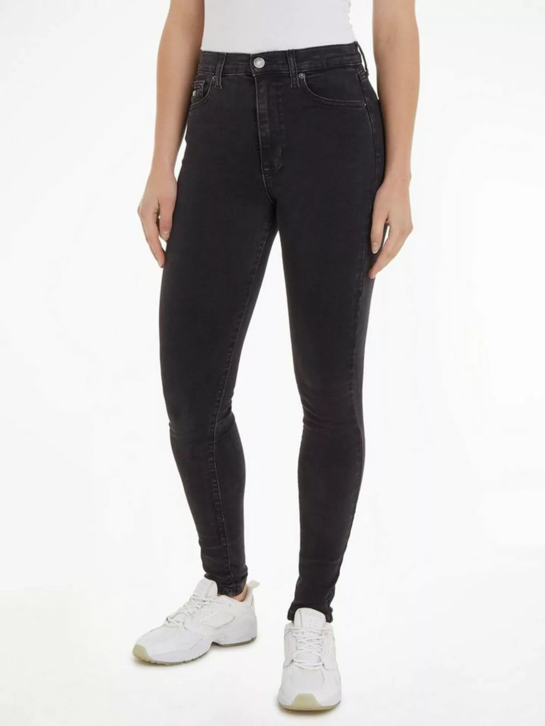 Tommy Jeans Skinny-fit-Jeans Jeans SYLVIA HR SSKN CG4 mit Logobadge und Lab günstig online kaufen