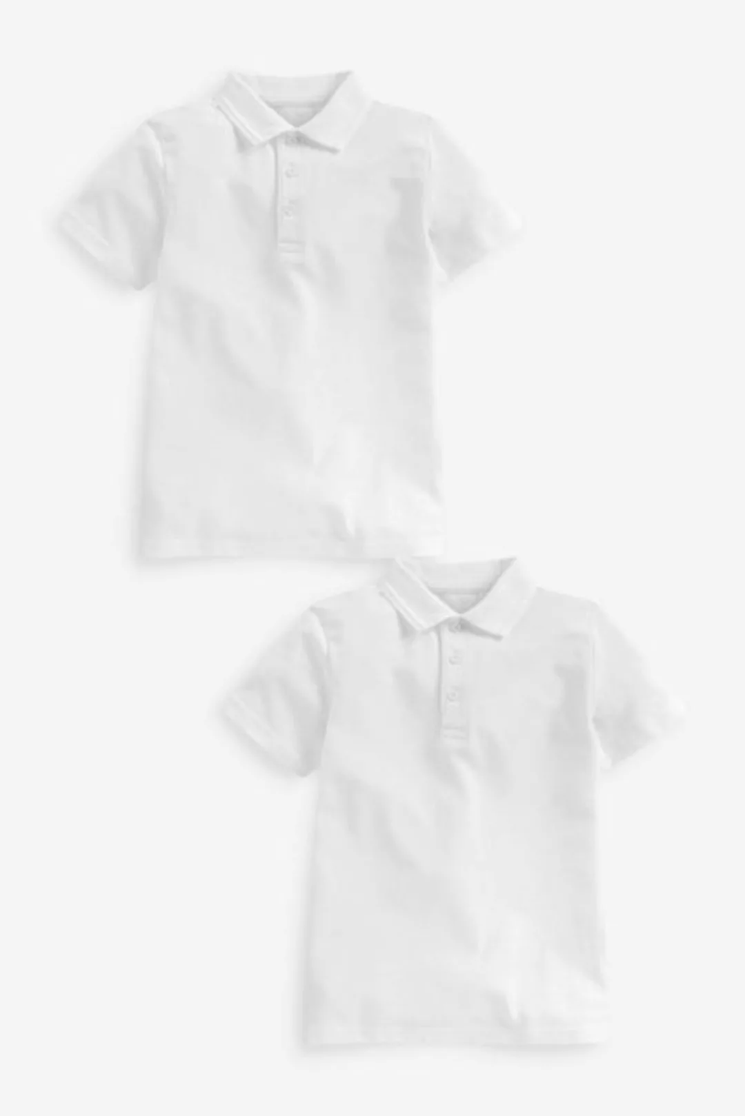 Next Poloshirt Schul-Poloshirts aus Baumwolle im 2er-Pack (2-tlg) günstig online kaufen