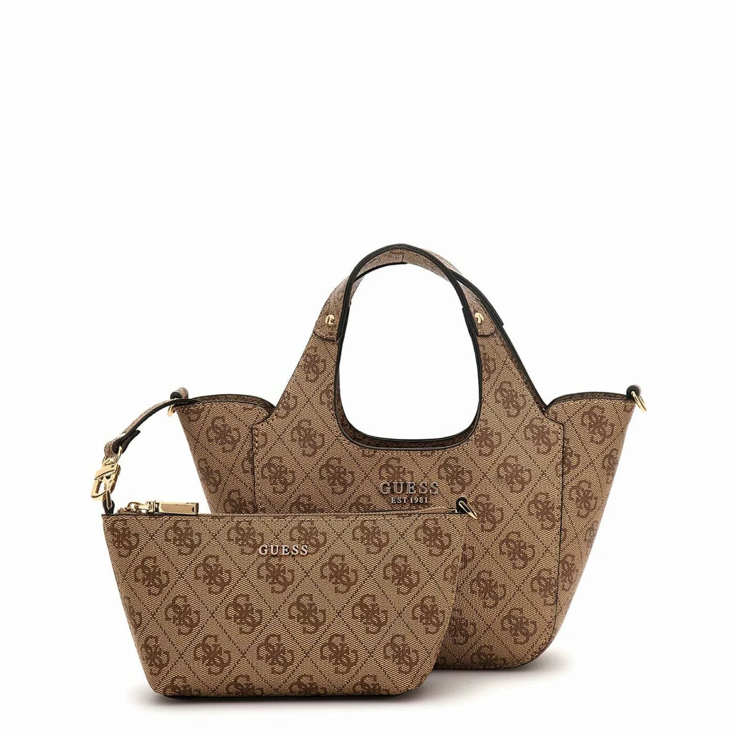 Guess Umhängetasche GUESS Handtasche Calista Latte günstig online kaufen