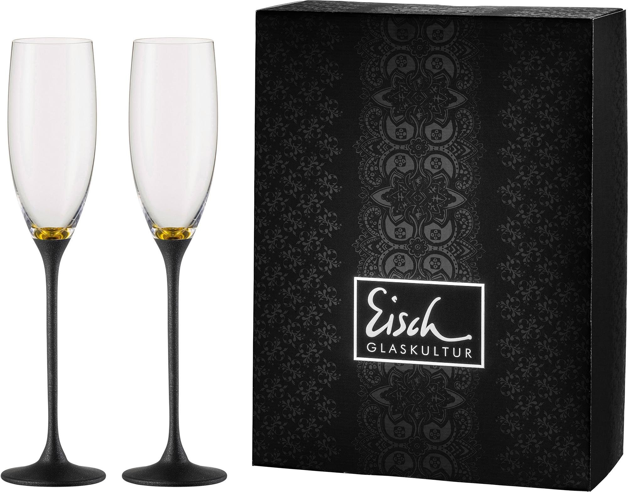 Eisch Germany Sektglas »Champagner Exklusiv«, (Set, 2 tlg.), Echtgoldauflag günstig online kaufen
