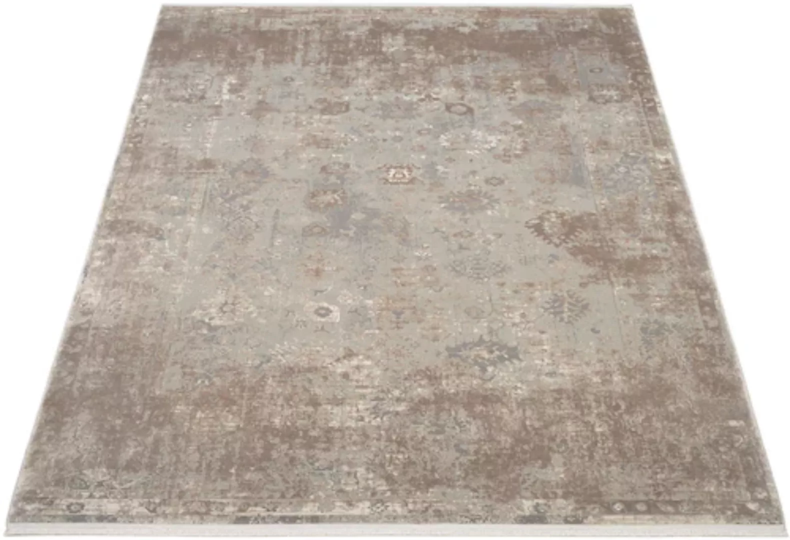 WK WOHNEN Teppich »GLAMOUR«, rechteckig, hochwertiger Viskoseanteil, samtwe günstig online kaufen