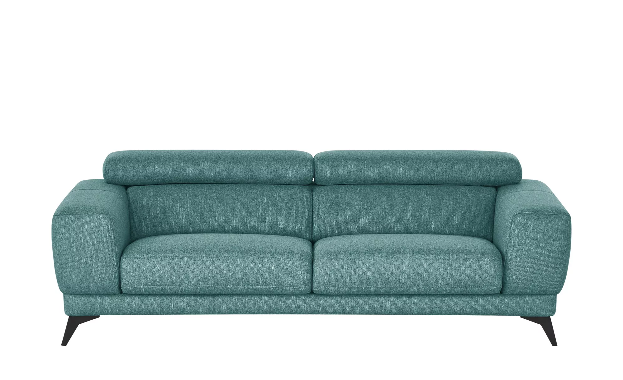 Sofa - türkis/petrol - 222 cm - 76 cm - 106 cm - Polstermöbel > Sofas > 3-S günstig online kaufen