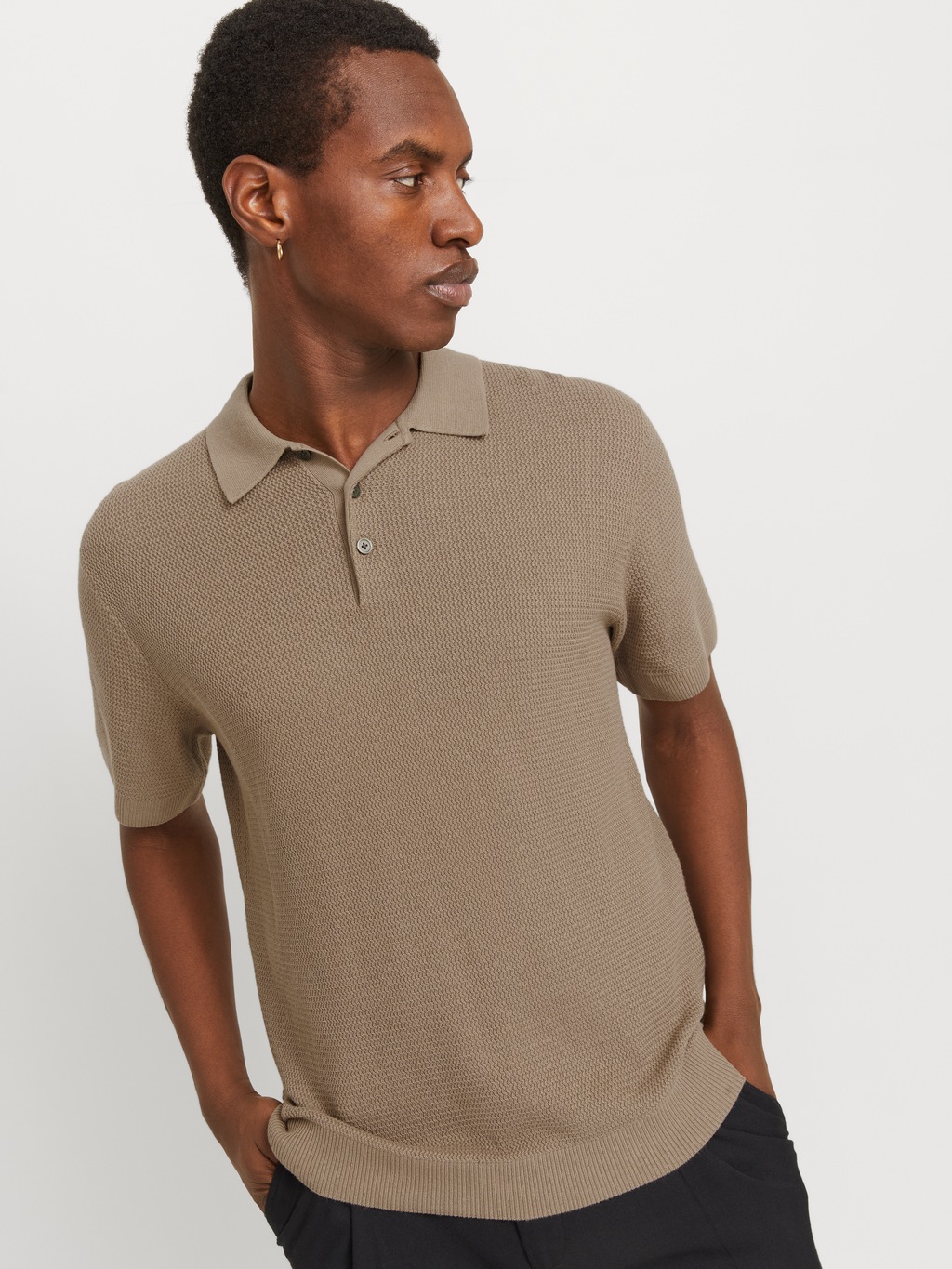 Jack & Jones Polokragenpullover "JPRCCCOOPER KNIT POLO SS SN" günstig online kaufen
