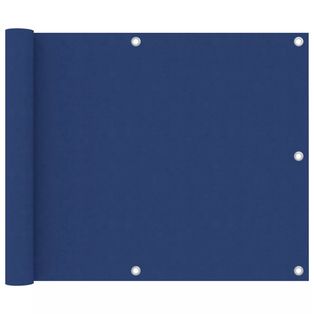 Balkon-sichtschutz Blau 75x500 Cm Oxford-gewebe günstig online kaufen