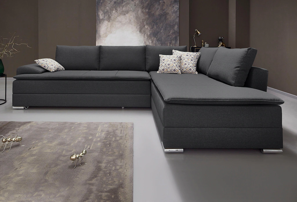 INOSIGN Ecksofa "Night & Day L-Form", mit Boxspring Bettfunktion 180x200 cm günstig online kaufen