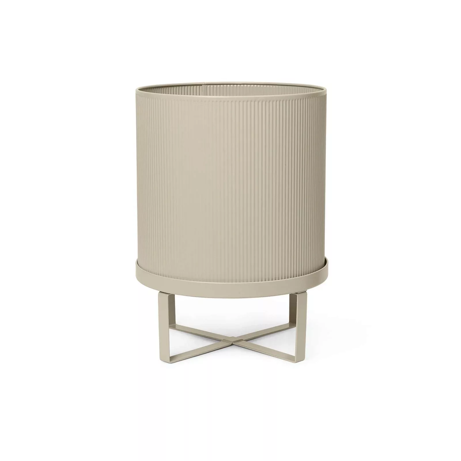 ferm LIVING Blumentopf Bau, beige, Stahl, Ø 28 cm günstig online kaufen