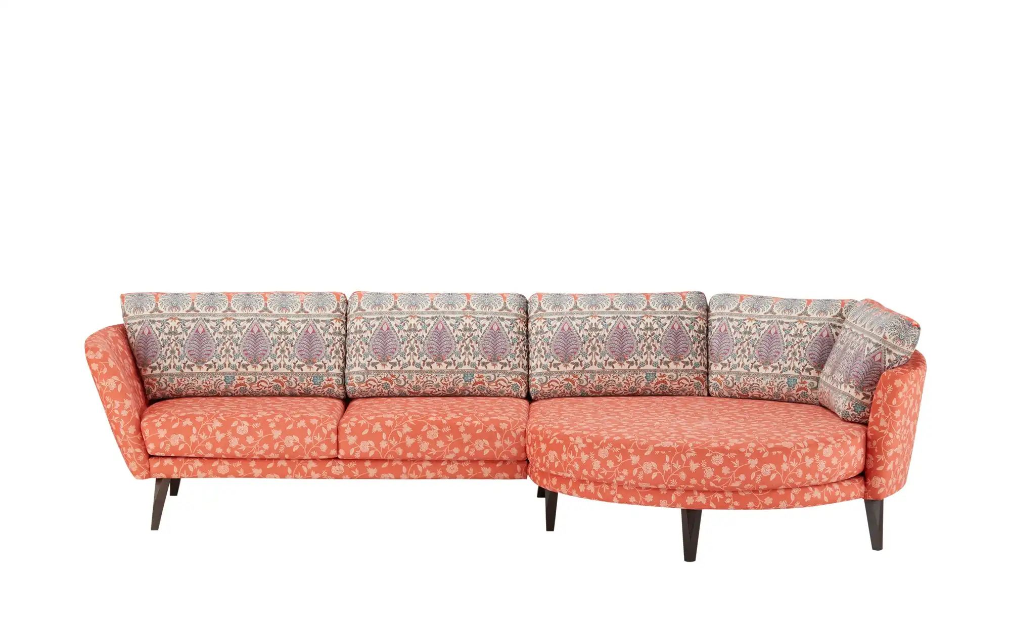 bassetti by SCHRÖNO Ecksofa  Livorno ¦ rot ¦ Maße (cm): B: 338 H: 88 T: 150 günstig online kaufen