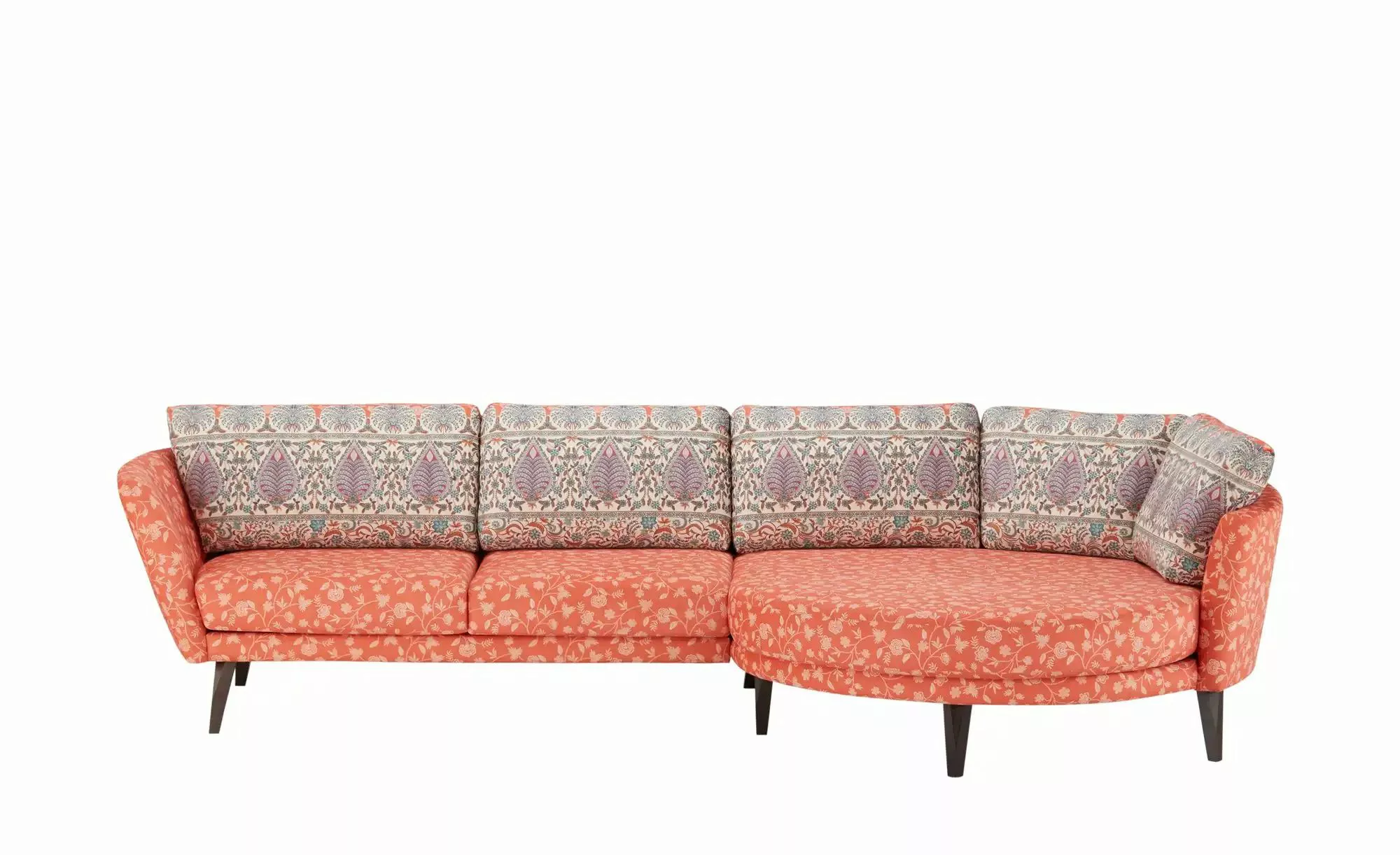 bassetti by SCHRÖNO Ecksofa  Livorno ¦ rot ¦ Maße (cm): B: 338 H: 88 T: 150 günstig online kaufen