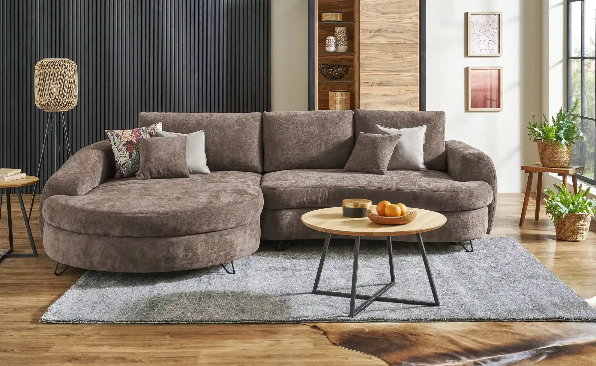 switch Ecksofa  Ariana ¦ braun ¦ Maße (cm): B: 302 Polstermöbel > Sofas > E günstig online kaufen