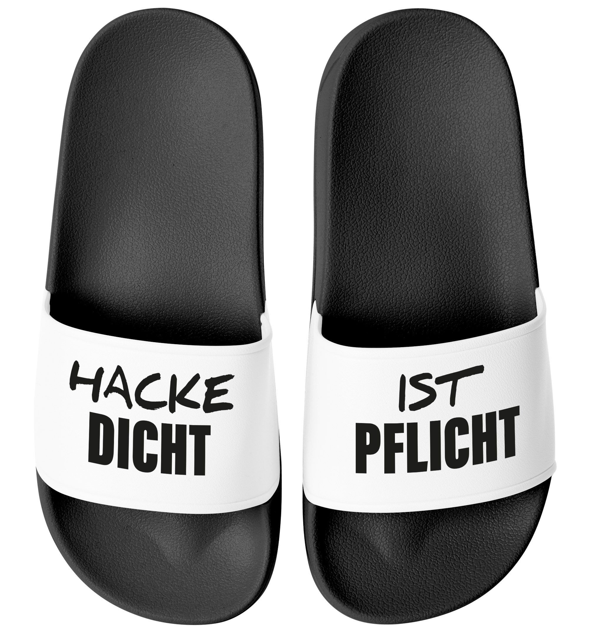 MoonWorks Badeschlappen Badelatschen Unisex mit Aufdruck günstig online kaufen