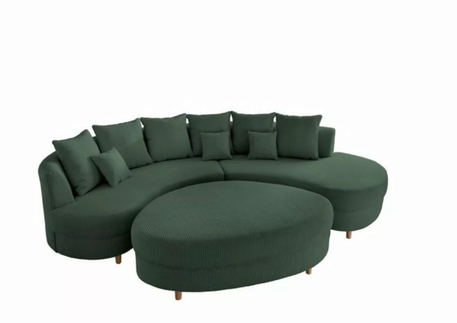Myhomelando Big-Sofa Lisboa, mit XXL-Hocker, frei im Raum stellbar, inklusi günstig online kaufen